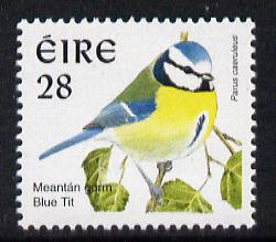 Ireland 1997-2000 Birds - Blue Tit 28p unmounted mint SG 1037, stamps on birds, stamps on blue tit