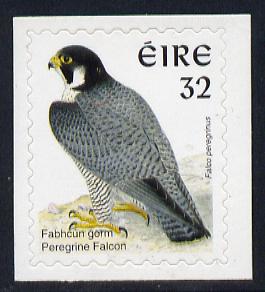 Ireland 1997-2000 Birds - Peregrine Falcon 32p self adhesive Perf 9x10 unmounted mint SG 1088, stamps on birds, stamps on falcons, stamps on birds of prey, stamps on self adhesive