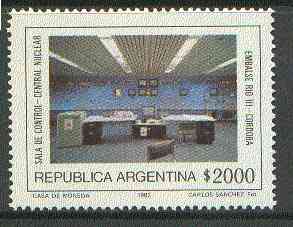 Argentine Republic 1982 Atomic Energy set of 2, SG 1776-77 unmounted mint*, stamps on energy      power     science    atomics     nuclear