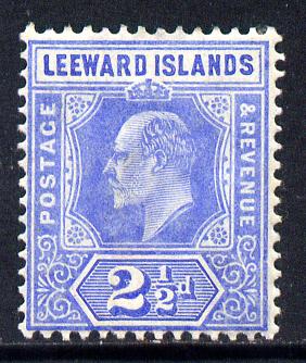 Leeward Islands 1907-11 KE7 MCA 2.5d bright blue mounted mint SG 40, stamps on , stamps on  ke7 , stamps on 