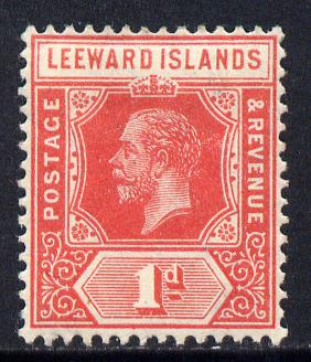 Leeward Islands 1912-22 KG5 MCA 1d red Die I mounted mint SG 48, stamps on , stamps on  kg5 , stamps on 