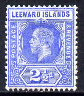 Leeward Islands 1912-22 KG5 MCA 2.5d bright blue Die I mounted mint SG 50, stamps on , stamps on  kg5 , stamps on 