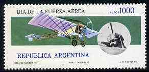 Argentine Republic 1981 Air Force Day unmounted mint, SG 1715*, stamps on aviation