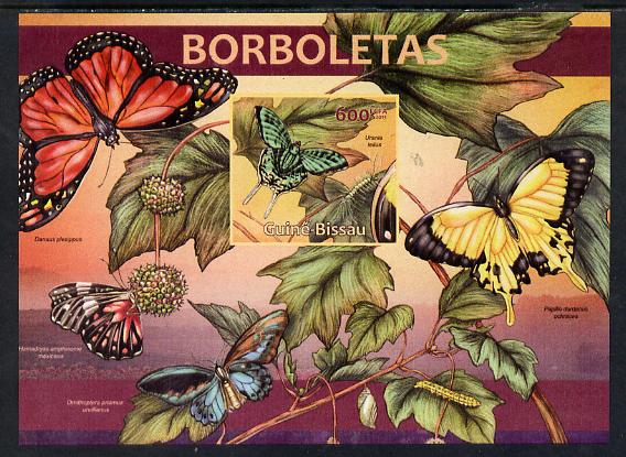 Guinea - Bissau 2013 Butterflies #04 imperf m/sheet unmounted mint. Note this item is privately produced and is offered purely on its thematic appeal, stamps on butterflies