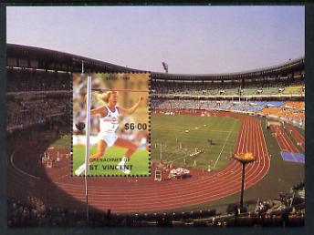 St Vincent - Grenadines 1988 Seoul Olympic Games the unissued $6 m/sheet (High Jump) unmounted mint, stamps on sport    olympics