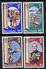 Bermuda 1981 Duke of Edinburgh Award Scheme set of 4 unmounted mint, SG 439-42, stamps on royalty, stamps on youth