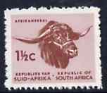 South Africa 1969 Afrikander Bull 1.5c (Redrawn with phosphor bands)unmounted mint, SG 284*, stamps on animals, stamps on bulls, stamps on bovine, stamps on 