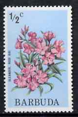 Barbuda 1974 Flowers (Rose Bay) 1/2c from pictorial def set, SG 181 unmounted mint*, stamps on flowers      roses