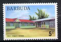 Barbuda 1974 Holy Trinity School 5c from pictorial def set, SG 186 unmounted mint*, stamps on education