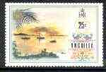 Anguilla 1972-75 Sunset at Blowing Point 25c from def set, SG 139 unmounted mint, stamps on , stamps on  stamps on ships    tourism      sunset