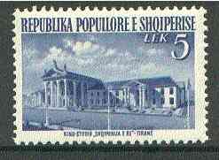 Albania 1953 Film Studio 5L blue unmounted mint, Mi 529, stamps on films    cinema     entertainments