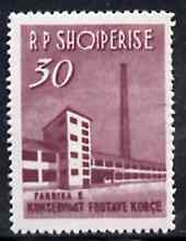 Albania 1963 Fruit Bottling Plant 30L unmounted mint, Mi 786, stamps on fruit    food    industry