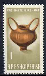 Albania 1965 Wine Vessel 1L unmounted mint, Mi 954, stamps on artefacts     wine    alcohol