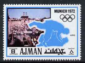 Ajman 1971 Judo 8dh from Munich Olympics perf set of 20, Mi 732 unmounted mint, stamps on , stamps on  stamps on judo, stamps on  stamps on martial-arts, stamps on  stamps on sport
