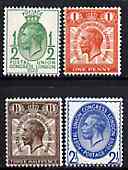 Great Britain 1929 Ninth UPU Congress unmounted mint set of 4 low values, stamps on , stamps on  upu , stamps on  kg5 , stamps on 