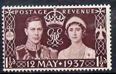 Great Britain 1937 KG6 Coronation unmounted mint*, stamps on royalty, stamps on , stamps on  kg6 , stamps on , stamps on coronation
