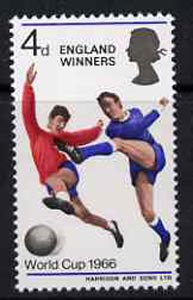 Great Britain 1966 World Cup Football - England Winners (ordinary) unmounted mint, stamps on football, stamps on sport