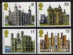 Great Britain 1978 British Architecture (Historic Buildings) unmounted mint set of 4 SG 1054-57, stamps on buildings    architecture