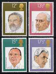 Great Britain 1980 British Conductors unmounted mint set of 4 SG 1130-33 (gutter pairs available price x 2), stamps on music, stamps on personalities