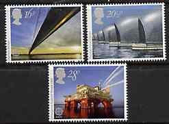Great Britain 1983 Europa - Engineering Achievements set of 3 unmounted mint SG 1215-17  (gutter pairs available price x 2), stamps on technology, stamps on bridges, stamps on civil engineering, stamps on  oil , stamps on engineering, stamps on energy, stamps on europa