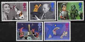 Great Britain 1996 Children's Television unmounted mint set of 5 SG 1940-44, stamps on , stamps on  stamps on , stamps on  stamps on  tv , stamps on  stamps on entertainments, stamps on cartoons, stamps on teddy bears, stamps on children