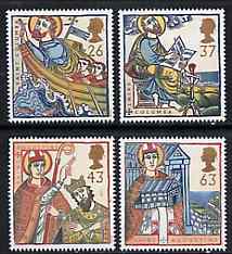 Great Britain 1997 Religious Anniversaries set of 4 unmounted mint SG 1972-75, stamps on religion