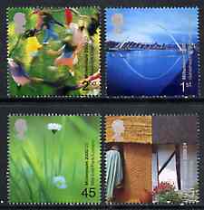 Great Britain 2000 Millennium Projects #06 - People & Places set of 4 unmounted mint SG 2148-51, stamps on children, stamps on bridges, stamps on flowers, stamps on , stamps on millennium