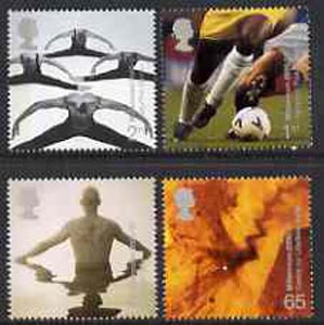 Great Britain 2000 Millennium Projects #10 - Body & Bone set of 4 unmounted mint SG 2166-69, stamps on football, stamps on dance, stamps on science, stamps on millennium, stamps on sport