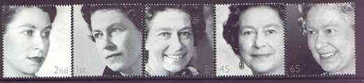 Great Britain 2002 Golden Jubilee set of 5 unmounted mint SG 2253-57, stamps on royalty