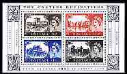 Great Britain 2005 50th Anniversary of First Castles definitive perf m/sheet unmounted mint, stamps on castles