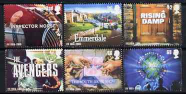 Great Britain 2005 50th Anniversary of Independent Television perf set of 6 unmounted mint SG 2561-66, stamps on communications, stamps on  tv , stamps on 