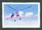 St Thomas & Prince Islands 1979 Aviation History 1Db (Sikorsky VS300) imperf progressive proof printed in blue & magenta only unmounted mint, stamps on aviation    helicopters