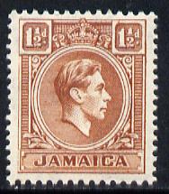 Jamaica 1938-52 KG6 1.5d brown unmounted mint, SG 123, stamps on , stamps on  kg6 , stamps on 