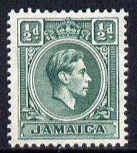Jamaica 1938-52 KG6 1/2d blue-green unmounted mint, SG 121, stamps on , stamps on  kg6 , stamps on 