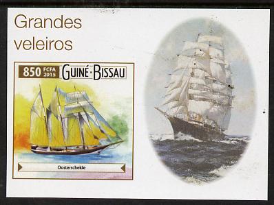 Guinea - Bissau 2015 Sailing  Ships #3 imperf deluxe sheet unmounted mint. Note this item is privately produced and is offered purely on its thematic appeal, stamps on , stamps on  stamps on ships