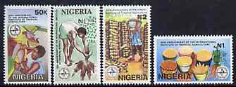 Nigeria 1992 Tropical Agriculture set of 4, SG 633-36 unmounted mint*, stamps on agriculture