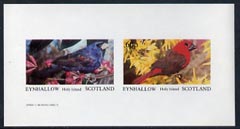 Eynhallow 1982 Birds #16 imperf  set of 2 values (40p & 60p) unmounted mint, stamps on birds