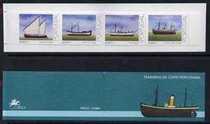 Portugal 1993 Trawlers 332E booklet complete and pristine, SG SB66, stamps on fishing    ships