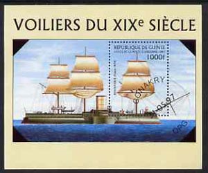 Guinea - Conakry 1997 Ships m/sheet cto used, stamps on ships