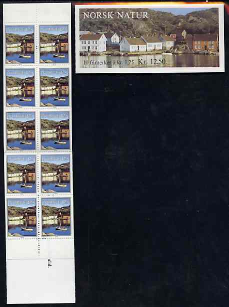 Norway 1979 Norwegian Scenery 12k50 booklet complete and pristine, SG SB61, stamps on , stamps on  stamps on landscapes