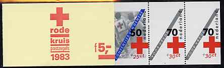 Netherlands 1983 Red Cross 5g booklet complete and very fine, SG SB90, stamps on red cross          medical