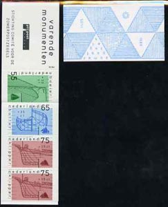 Netherlands 1989 Welfare Funds - Old Sailing Vessels 4g05 booklet complete and very fine, SG SB100, stamps on ships