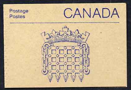 Canada 1988 Architectural features 50c booklet (Stone Carving) SG SB108e, stamps on architecture    parliament     sculpture