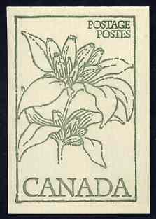 Canada 1978 Flowers & Trees - Bottle Gentium 50c booklet (green on crean cover) complete and pristine, SG SB 84a, stamps on flowers   