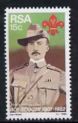 South Africa 1981 75th Anniversary of Boy Scout Movement unmounted mint, SG 504*, stamps on scouts
