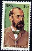 South Africa 1982 Centenary of Discovery of Tubercle Bacillus by Dr Robert Koch unmounted mint, SG 505*, stamps on , stamps on  stamps on medical, stamps on  stamps on science, stamps on  stamps on diseases, stamps on  stamps on nobel