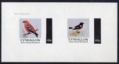 Eynhallow 1982 Birds #17 imperf  set of 2 values (40p & 60p) unmounted mint, stamps on birds