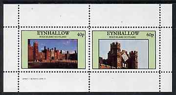 Eynhallow 1982 Royal Residences perf  set of 2 values (40p & 60p) unmounted mint, stamps on , stamps on  stamps on castles, stamps on buildings