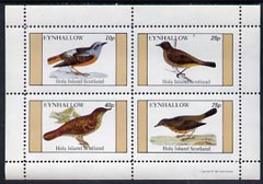 Eynhallow 1981 Birds #18 perf  set of 4 values (10p to 75p) unmounted mint, stamps on birds