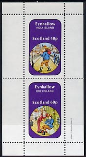 Eynhallow 1982 Fairy Tales (Dick Whittington) perf set of 2 values (40p & 60p) unmounted mint, stamps on fairy tales, stamps on literature  